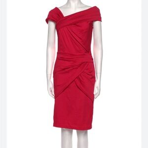 Tadashi Shoji woman’s pink SiLK dress size 6